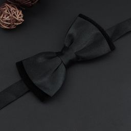PELUCHE Unisex Black Bow Tie-image-41