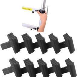 fiberfix 10 pcs Heavy-Duty Plastic Telescopic Ladder Button - Replacement Part for Extendable Ladders | Durable, Easy Installation, Secure Locking Mechanism image 1