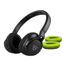 RAEGR AirBeats 500 RG10067 Bluetooth Headphone with Mic (10 Hours Playback, Over Ear, Black & Green)-25
