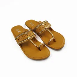 The Madras Trunk Yellow Kolhapuris-picture-22