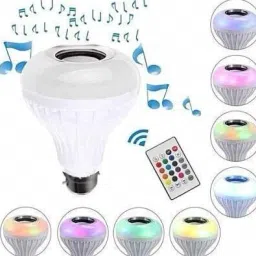 laxmi gold Remote Control Wireless Bluetooth Smart Music Bulb Smart Bulb-26