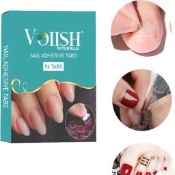 Double-side Nail Glue Sticker-96 (4 Sheet),Glue Jelly Gel Tape Adhesive Tabs-0