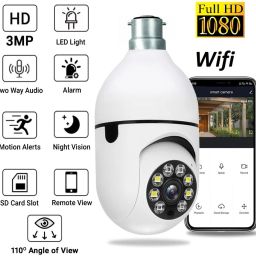 Bzrqx CCTV IP PTZ Camera 1080P Full HD WiFi Night Vision 360° Live View TwoWay Audio Security Camera-14