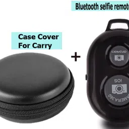 Huntindia Bluetooth Remote Controller Shutter Button for Selfie Compatible with All Device Camera Remote Control image 3