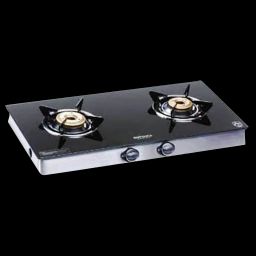 Kutchina Inferno Excel 2B Tempered Glass Top 2 Burner Automatic Gas Stove (Euro Coated Thick Pan Support, Black)-picture-28