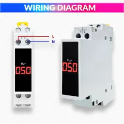 amicisense Frequency Tester, AC 80~500V 99Hz Mini Frequency Meter with LED Display Digital Voltage Tester image 3