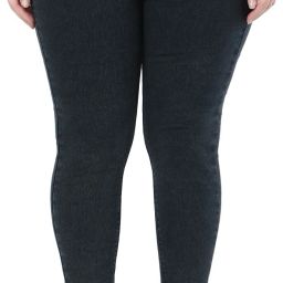 Women Slim Mid Rise Black Jeans-image-29