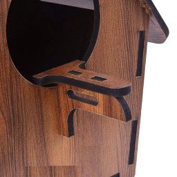 Wooden Bird House Nest Box For Garden Birds Wood Bird Nest Garden Outdoor Decor For Attracting Birds - Brown Bird House-picture-11