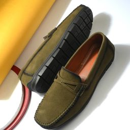 Stylish & Comfort Loafer KL50001-OLIVE Loafers For Men-image-3