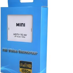 SDMINITEK TV-out Cable HDMI to RCA AV Converter 1080p | HDMI2AV Adapter for CRT TV-image-99