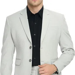 trulyfeb Men Solid Single Breasted Festive, Casual, Formal Blazer-picture-2