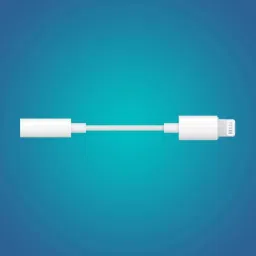 ENMORA White Lightning Headphone Jack Adapter Connector Music Control J54 Phone Converter-15