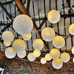 White paper hanging lamp Lantern_LNT2 White Paper Hanging Lantern-image-26