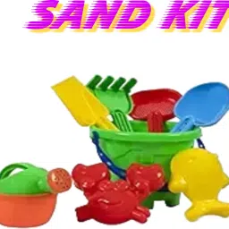 Beach Toys Set For Kids, Indian Made Comfort Material Sandpit Bucket Rattle-18
