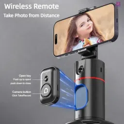 EVAAENTERPRISES P02 Gimbal Stabilizer (Automatic Rotation) 2 Axis Gimbal for Mobile, Camera-11