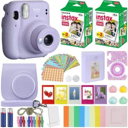 FUJIFILM Instax Mini 11 Mini 11 Purple with Film 10x4 & Case, Filters, Photo Album, Stickers, frames Instant Camera-image-34