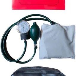 Agarwals Doctor Aneroid BP Machine Having Green Bladder & Bulb With Valve Japan Original Bp Monitor Cuff-image-52