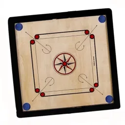 SE GLOSS FINISH MEDIUM SIZE 26 INCH CARROM BOARD WITH CRYSTAL COINS 26 inch Carrom Board-image-53