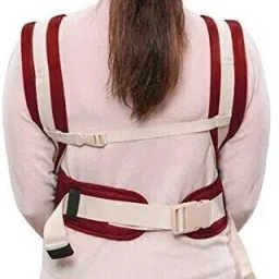 moms angel Baby Carrier Bag in 3-in-1 Ergonomic Adjustable Sling Kangaroo Design with Carrying Basket for Front & Back Use for Infant Child and Mother Travel Baby Carrier image 4