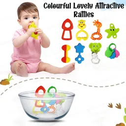 Rattle Teether Set, 8 Rattle-7
