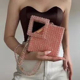 craftingworld Party Peach Clutch-picture-32