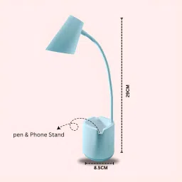 devicehub Compact Table Lamp with 3 Color Modes (White, Warm White, Warm) | Touch Switch | Study Lamp image 4