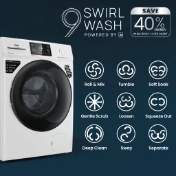 ifb 7 kg 5 Star with Steam Refresh program, 9 Swirl Wash, Eco Inverter, Powered by AI with Wifi Fully Automatic Front Load with In-built Heater Grey image 5