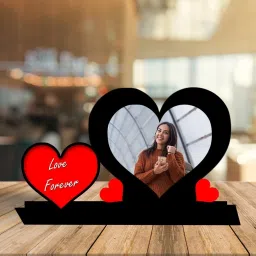 Customized Wooden MDF cutting Table top Photo Frame 1 inch table frame-36