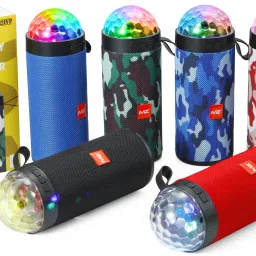 MZ M21VP (PORTABLE BLUETOOTH SPEAKER) Thunder Sound with Inbuilt Disco LED Light 10 W Bluetooth Speaker image 2