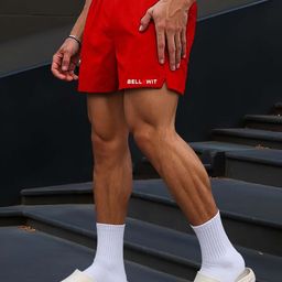 bellwit Printed Men Red Sports Shorts-picture-22