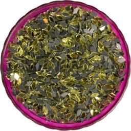 Kastipan shape golden mirror-7 mm size- 2600pcs-11