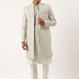 TheEthnic.Co Embroidered Sherwani Set-image-7