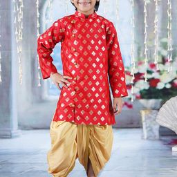 Little Bansi Embroidered Sherwani Set-picture-44