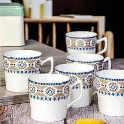 sonaki Bone China Tea/Coffee Mug Set of 6pcs-picture-36