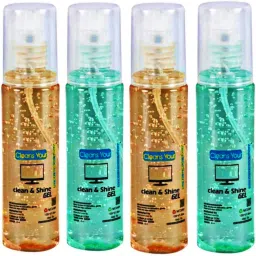 Admiz Liquid Solution with Cloth to Clean Mobile/Laptop Screen PACK OF 4 for Computers, Laptops, Mobiles-26