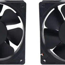 Electrobot 80mm 12V DC Cooling Fan Pack of 2 Cooler-28