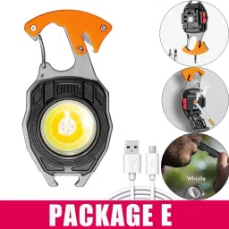 astikaya Keychain LED Flashlights, Rechargeable Flashlights with Lighter Keychain LED Flashlights, Rechargeable Flashlights with Lighter Pocket Lighter image 5