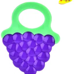 Non-Toxic Food-Grade Silicone Baby Teether Grapes - Blue PO1 Teether-5