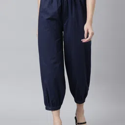 Go Colors Women Pure Cotton Mid Rise Cropped Salwar-image-78