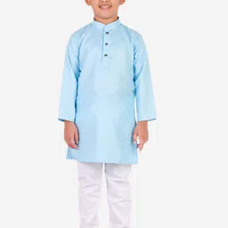 Pro-Ethic STYLE DEVELOPER Boys Blue Kurta with Churidar-90