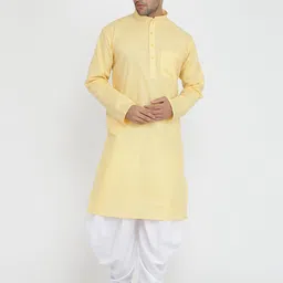 ROYAL KURTA Mandarin Collar Pure Cotton Straight Kurta With Salwar-image-12