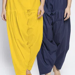 GRACIT Women Pack Of 2 Solid Pure Cotton Salwar-picture-21