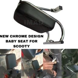 FOLDING BABY SEAT UNIVERSAL FOR SCOOTY Single Bike Seat Cover For Honda, TVS, Yamaha Activa 3G, Activa 6G, Activa 5G, Activa 4G, Jupiter, Access 125, Access-image-13