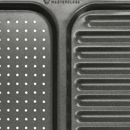 MasterClass Grey Textured Non-Stick 2 In 1 Divided Crisping Tray image 5