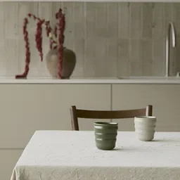 H&M Green Fluted Stoneware Mug-image-78