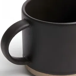 H&M Black Reactive-Glaze Stoneware Mug image 2