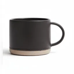 H&M Black Reactive-Glaze Stoneware Mug image 4