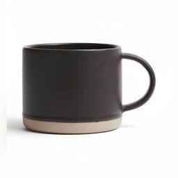 H&M Black Reactive-Glaze Stoneware Mug image 5