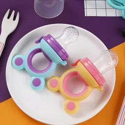 Rabbit Shape Cute Safe Self Feeding Nipple For Infant Toddler(Pack of 2) Feeder-image-6