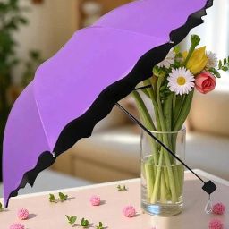 Travel Compact Magic Umbrella 3 Fold Umbrella for Girls, Women_8864 Umbrella-image-120